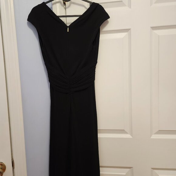 ROBERTO CAVALLI WOMEN'S BLACK DRESS V NECK - Picture 1 of 8